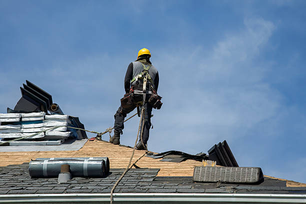 Professional Roof Replacement technician working in Tower City, PA